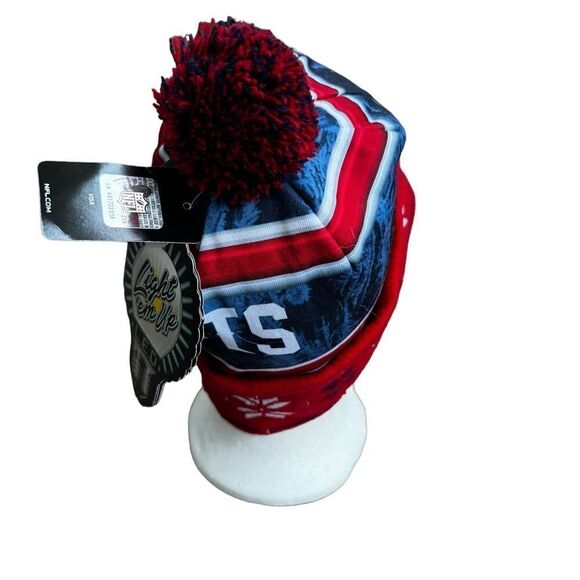 NFL New England Patriots Wordmark Lightup Knit Cap NWT - Picture 3 of 9